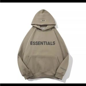 Essentials Fear Of God Men’s Hoodie - Large Brown